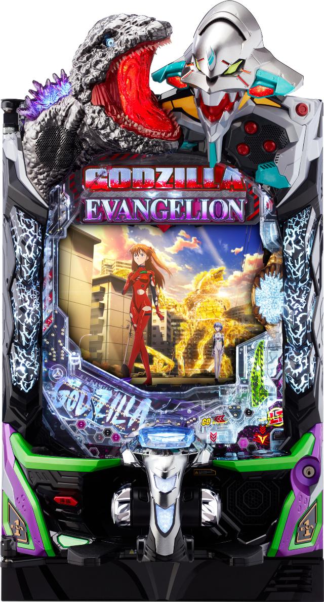 ビスティ P ゴジラ対エヴァンゲリオン2 超デカシルバー【LED不問 中古パチンコ 中古実機】